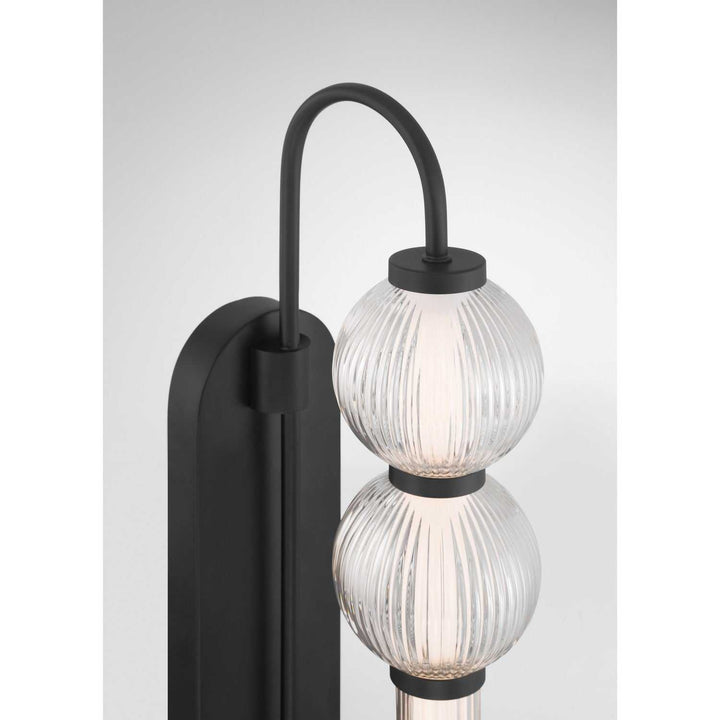 Cordel LED Wall Sconce in Dark Matte Black Minka-Lavery