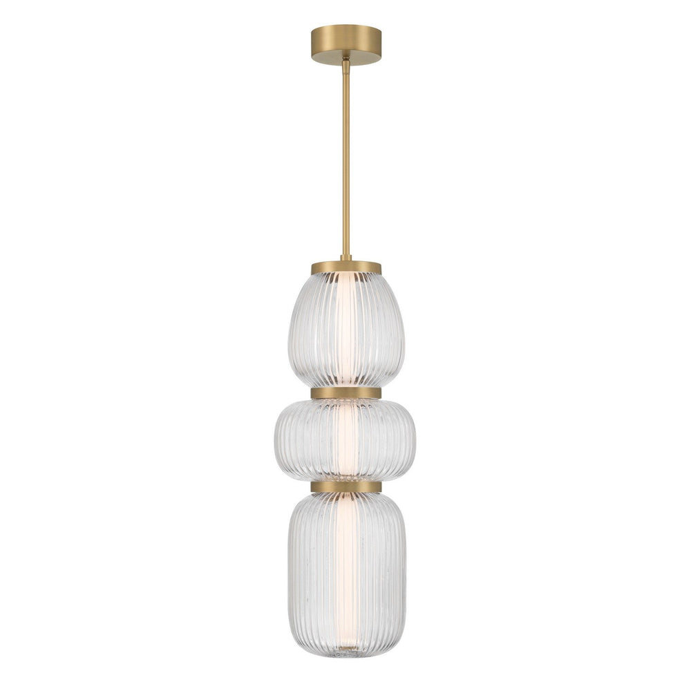 Cordel LED Mini Pendant in Legacy Brass Minka-Lavery