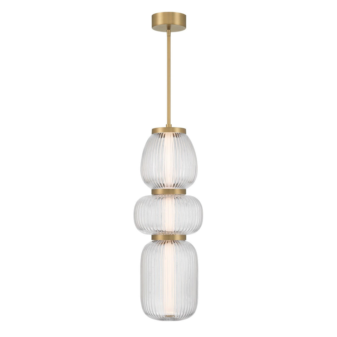 Cordel LED Mini Pendant in Legacy Brass Minka-Lavery