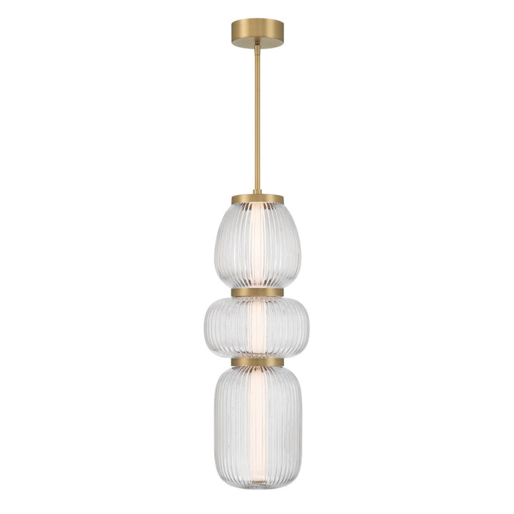Cordel LED Mini Pendant in Legacy Brass Minka-Lavery