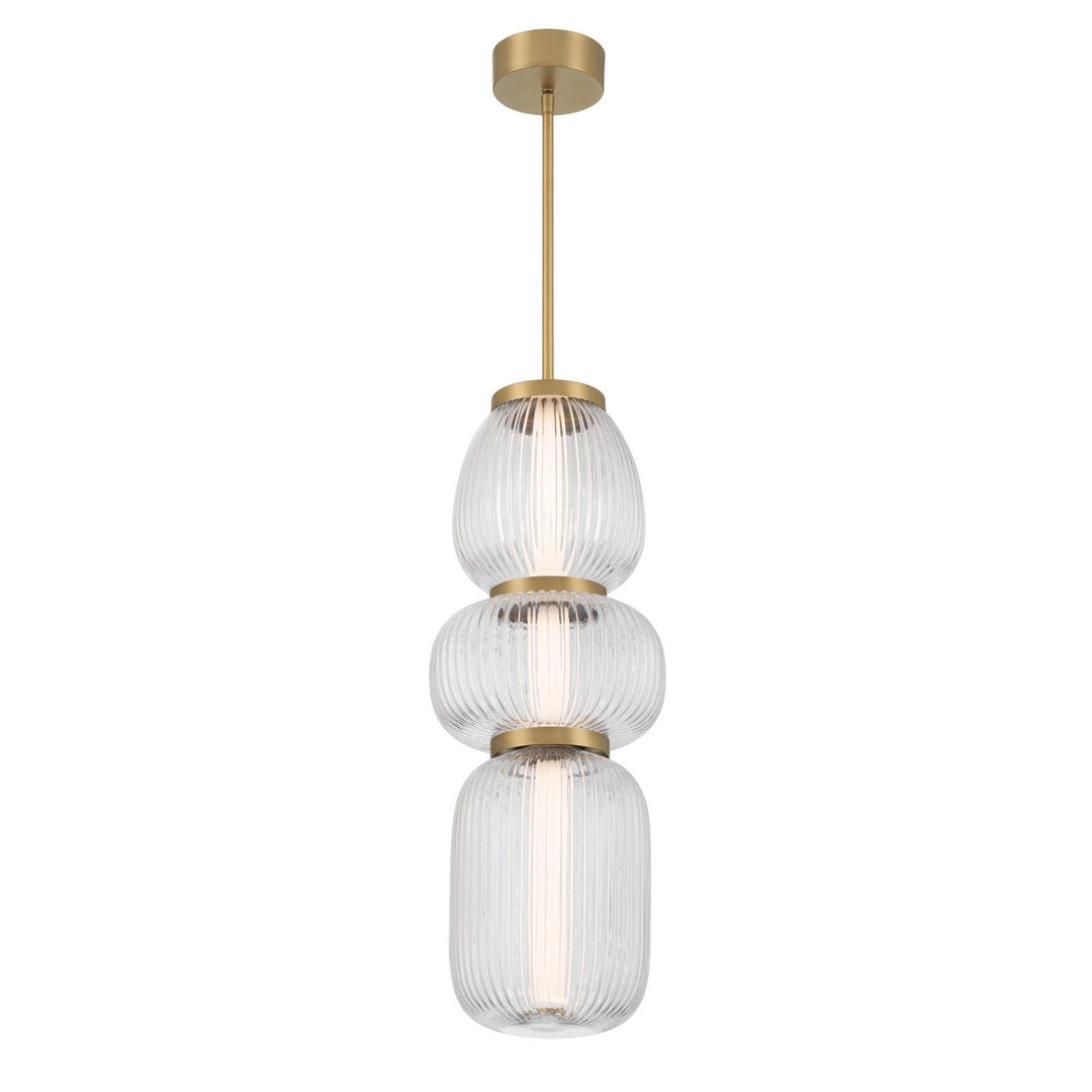 Cordel LED Mini Pendant in Legacy Brass Minka-Lavery