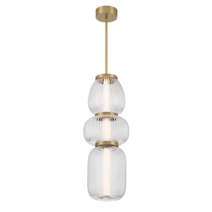 Cordel LED Mini Pendant in Legacy Brass Minka-Lavery