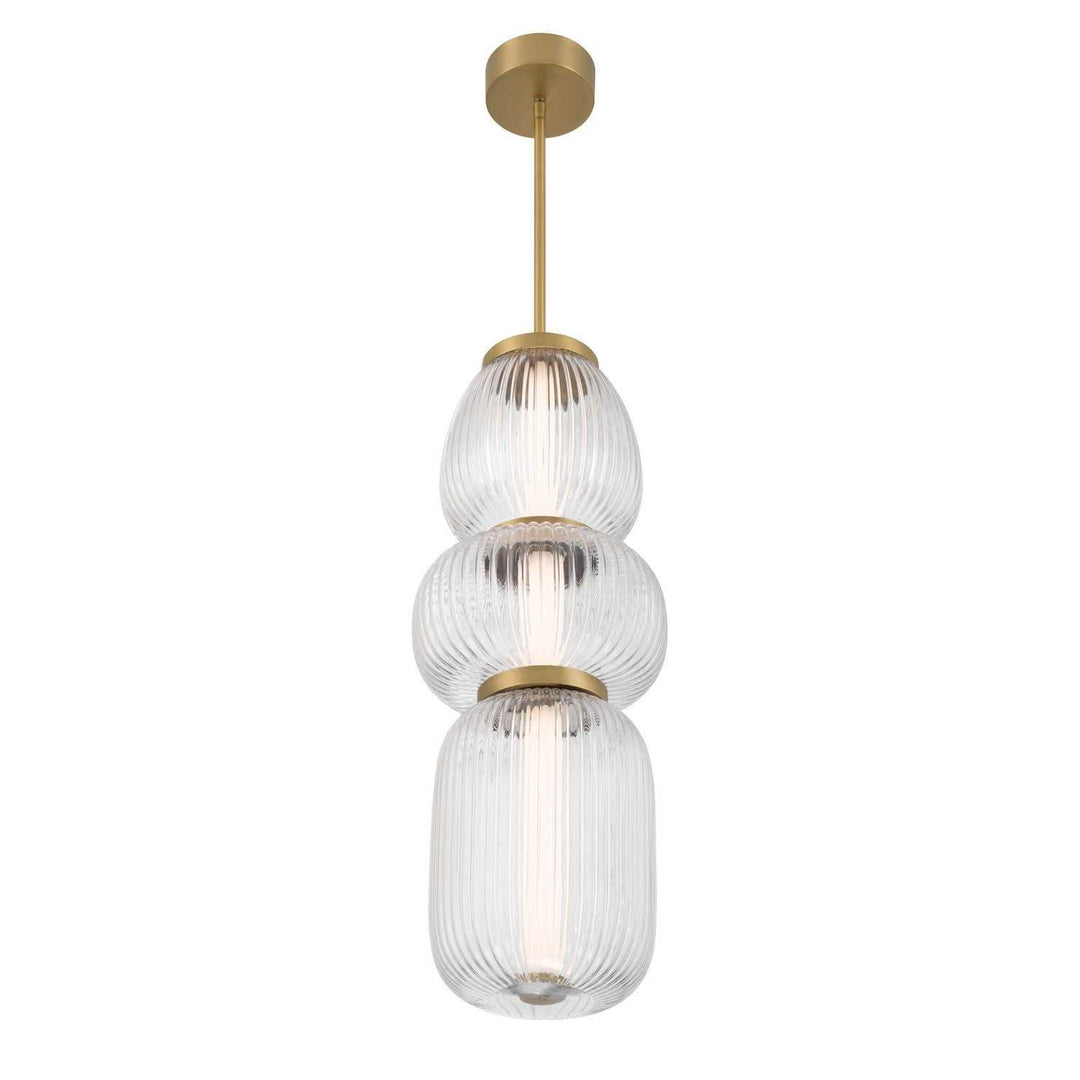 Cordel LED Mini Pendant in Legacy Brass Minka-Lavery