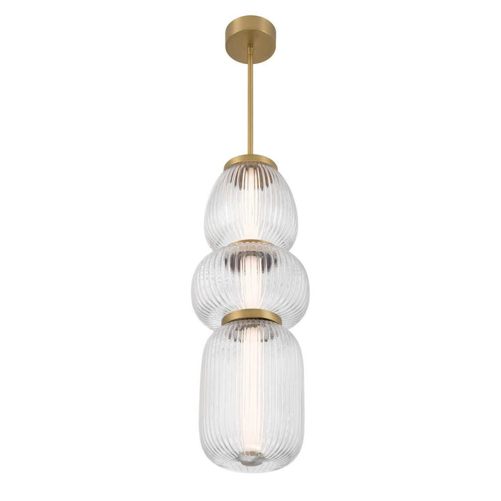 Cordel LED Mini Pendant in Legacy Brass Minka-Lavery