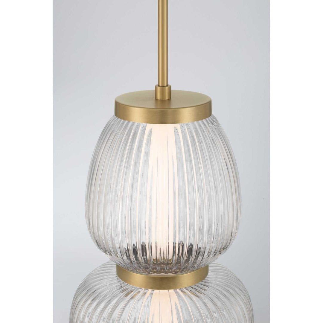 Cordel LED Mini Pendant in Legacy Brass Minka-Lavery