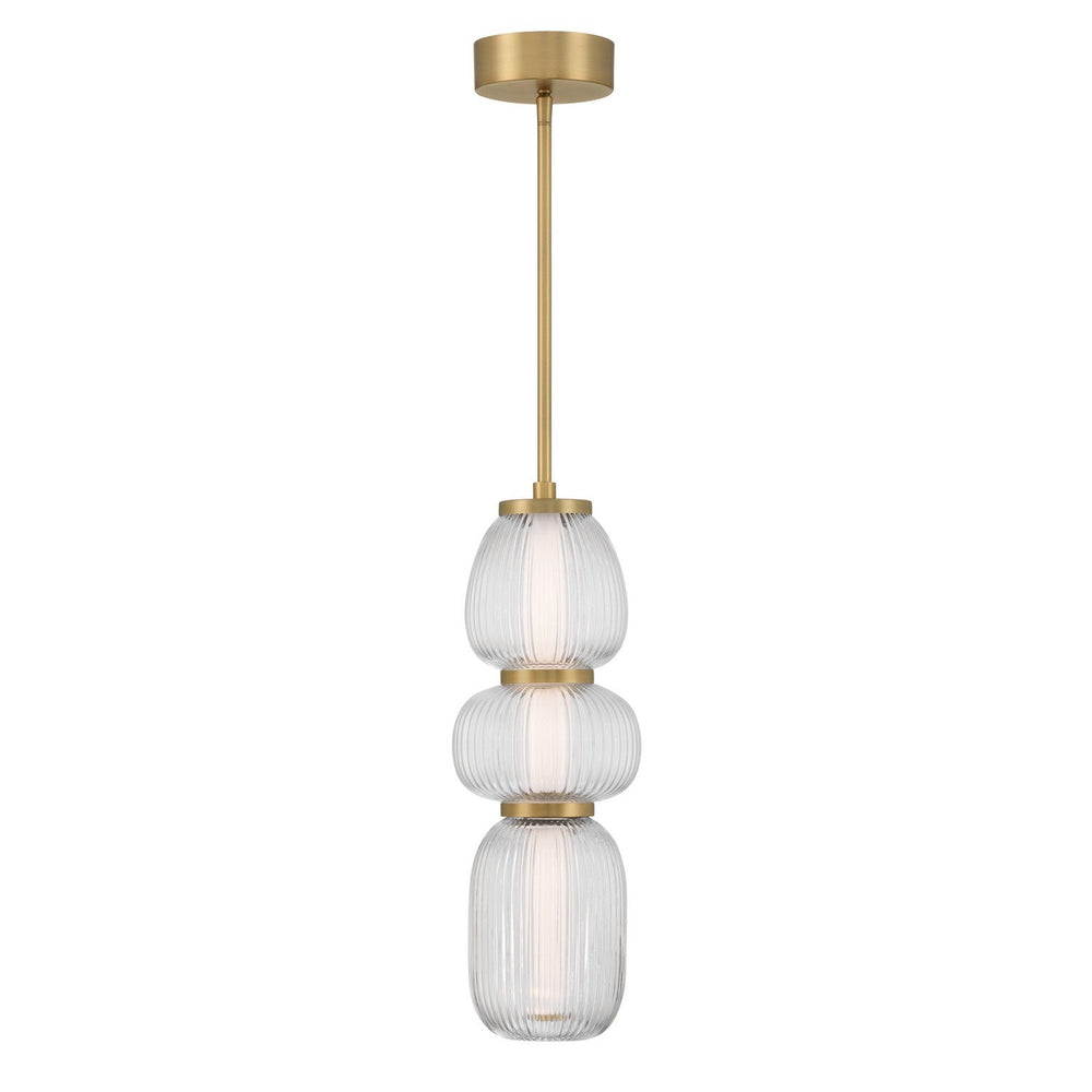 Cordel LED Mini Pendant in Legacy Brass Minka-Lavery