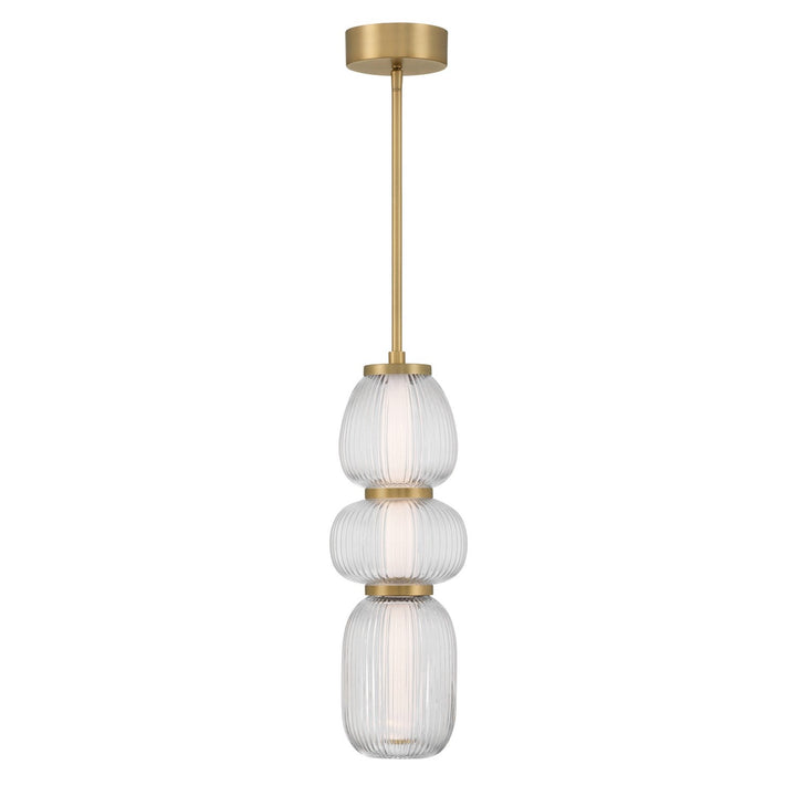 Cordel LED Mini Pendant in Legacy Brass Minka-Lavery