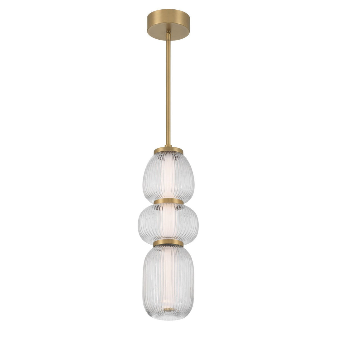 Cordel LED Mini Pendant in Legacy Brass Minka-Lavery
