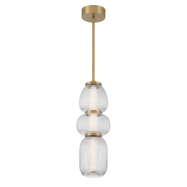 Cordel LED Mini Pendant in Legacy Brass Minka-Lavery