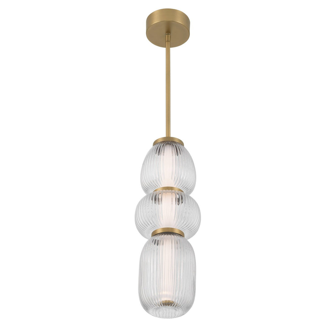 Cordel LED Mini Pendant in Legacy Brass Minka-Lavery