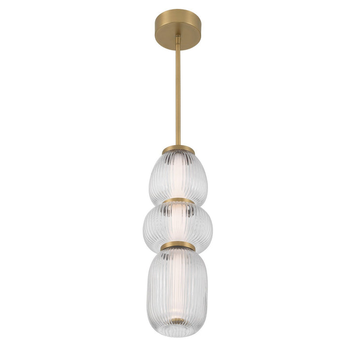 Cordel LED Mini Pendant in Legacy Brass Minka-Lavery