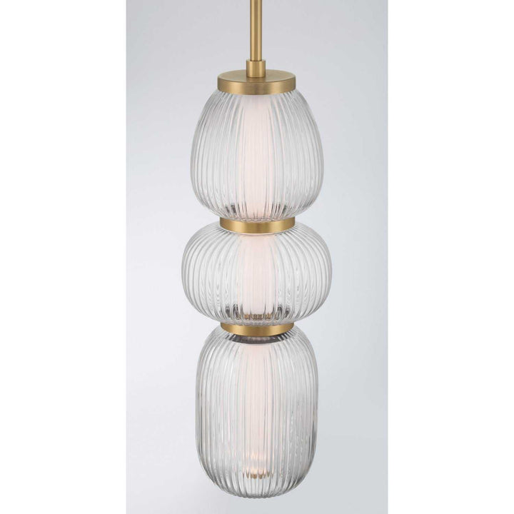 Cordel LED Mini Pendant in Legacy Brass Minka-Lavery