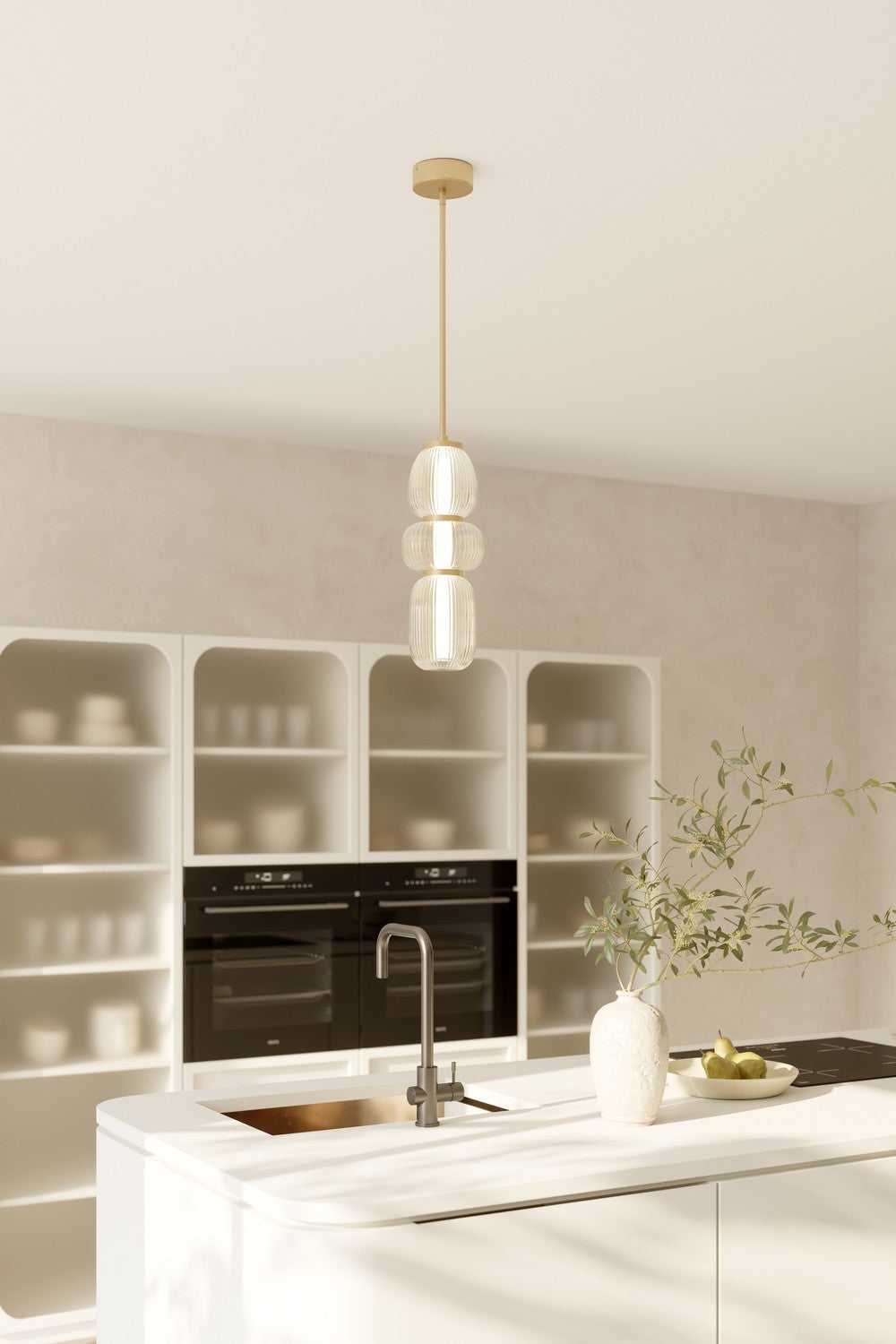 Cordel LED Mini Pendant in Legacy Brass Minka-Lavery