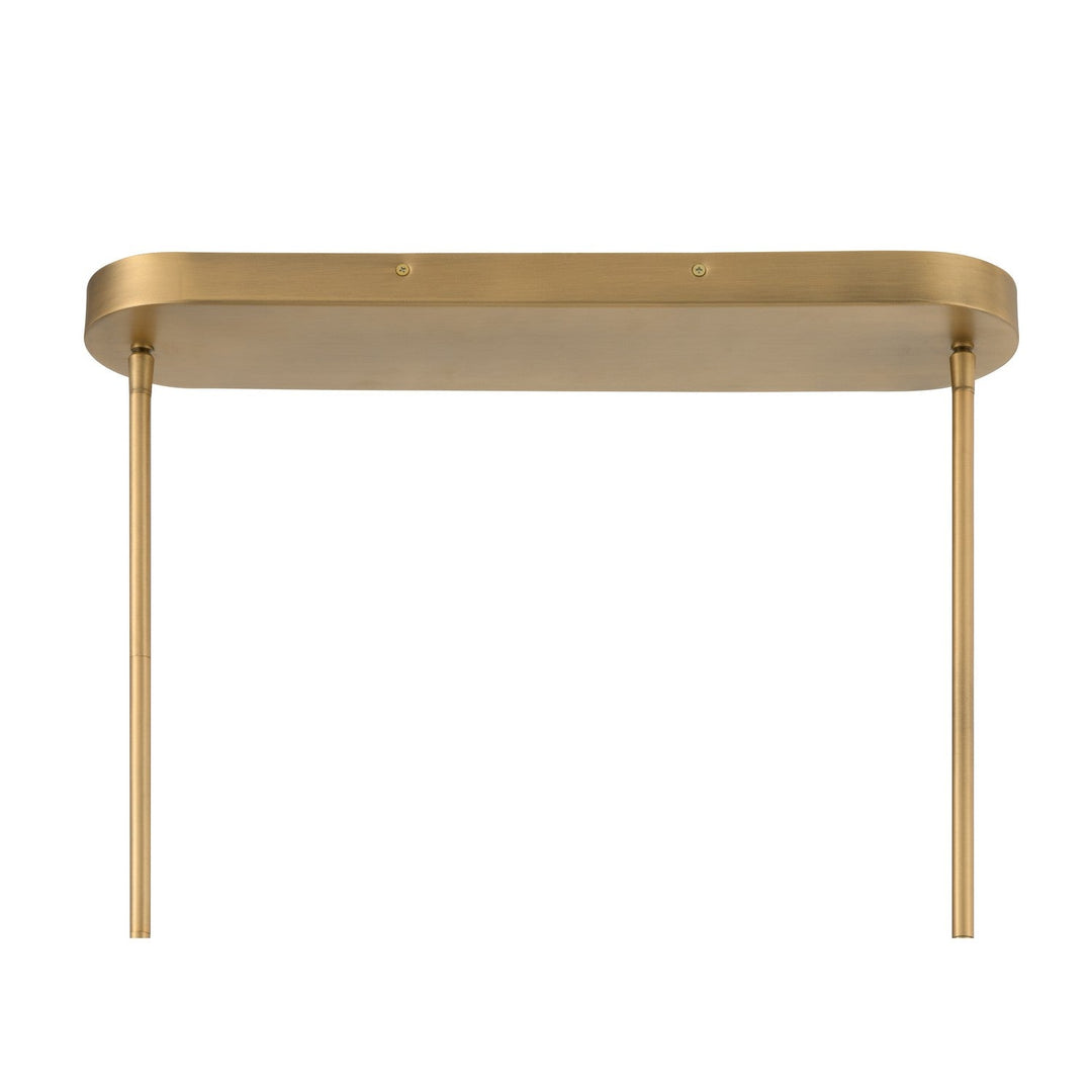 Cordel LED Linear Chandelier in Legacy Brass Minka-Lavery