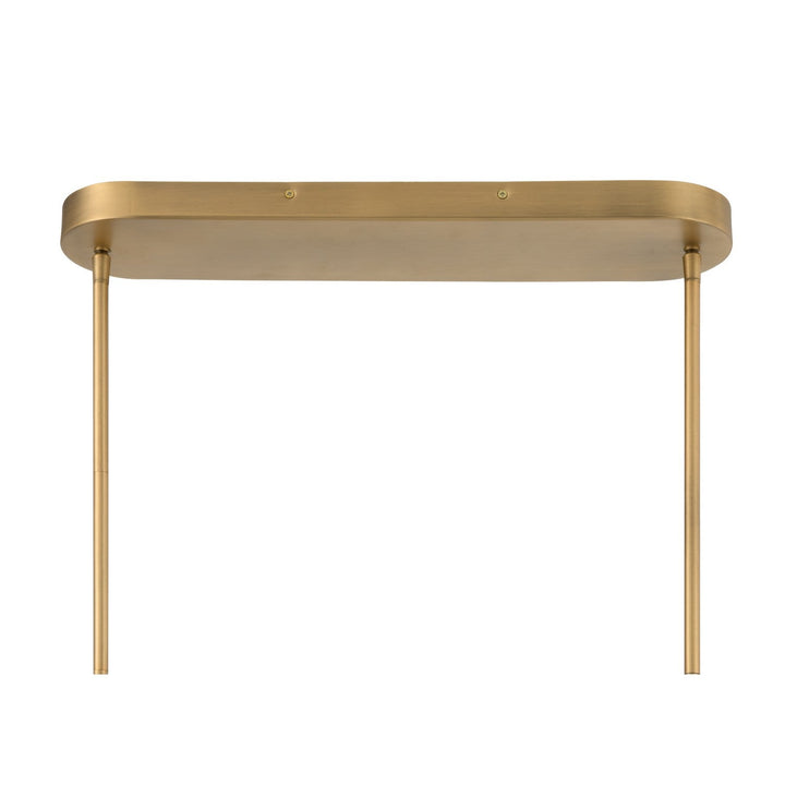 Cordel LED Linear Chandelier in Legacy Brass Minka-Lavery