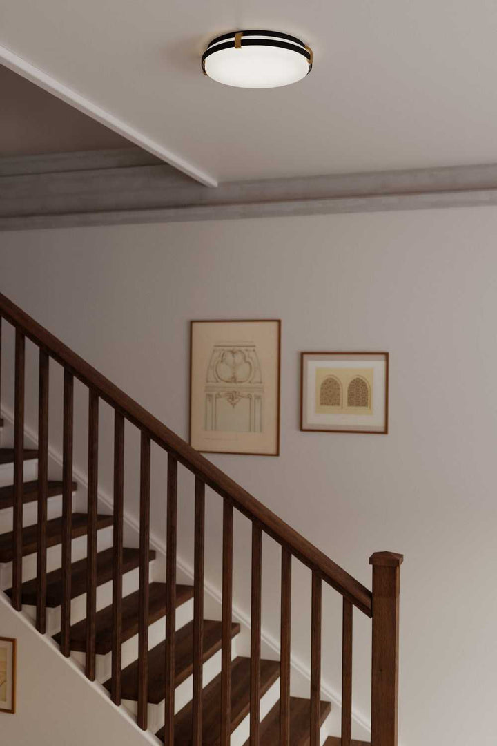 Arclume LED Flush Mount in Dark Matte Black Minka-Lavery