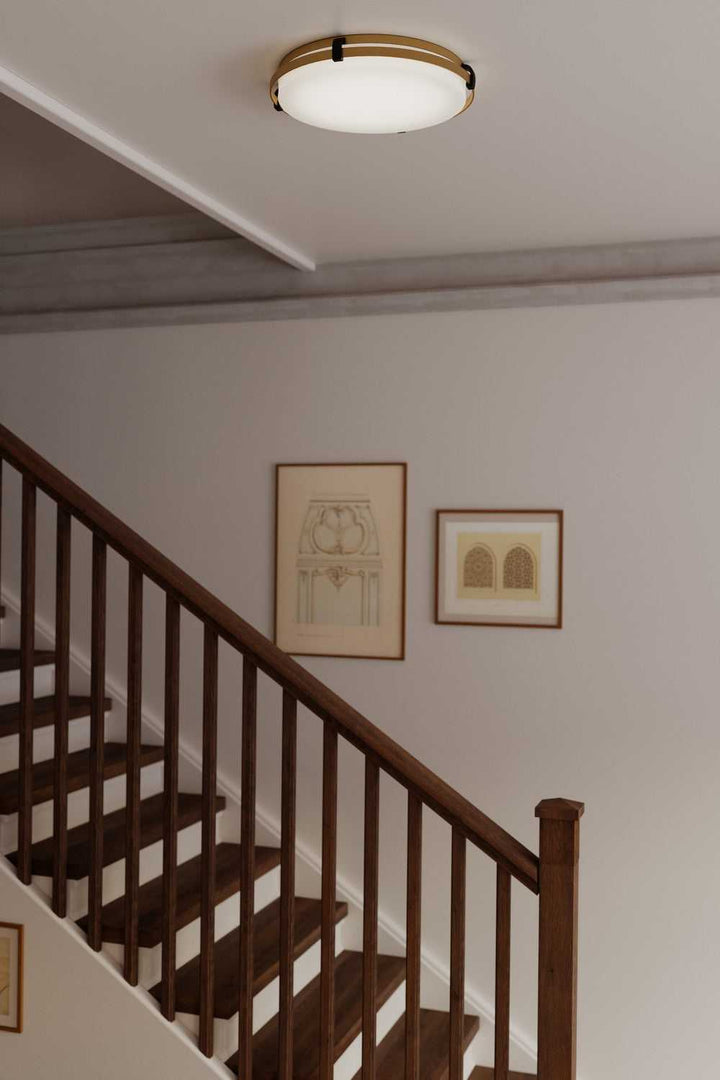 Arclume LED Flush Mount in Legacy Brass Minka-Lavery