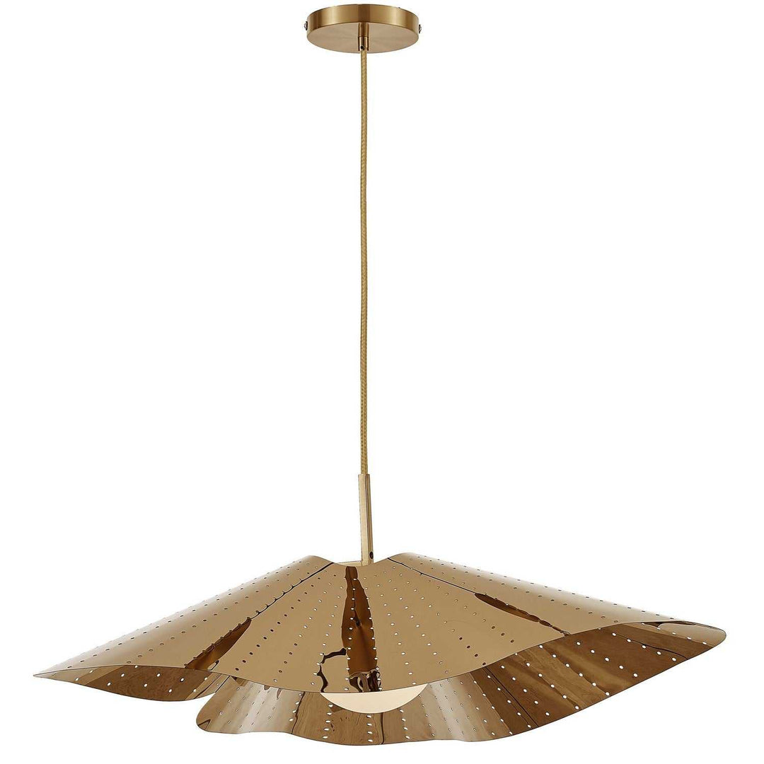 Dainolite Canada - DRB-241P-AGB - One Light Pendant - Darby - Aged Brass
