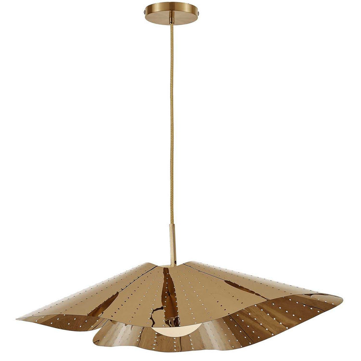 Dainolite Canada - DRB-241P-AGB - One Light Pendant - Darby - Aged Brass