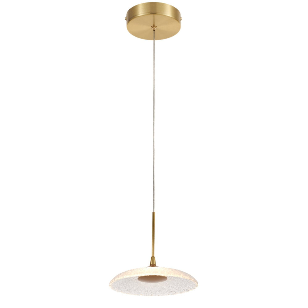 Oriana LED Pendant in Clear Textured Dainolite Canada