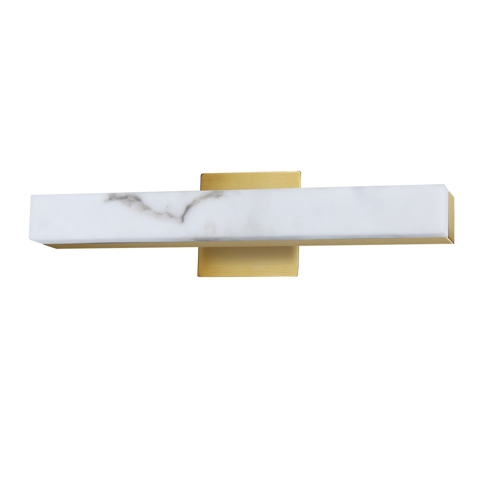 Wendaline LED Wall Sconce in White Alabaster Dainolite Canada