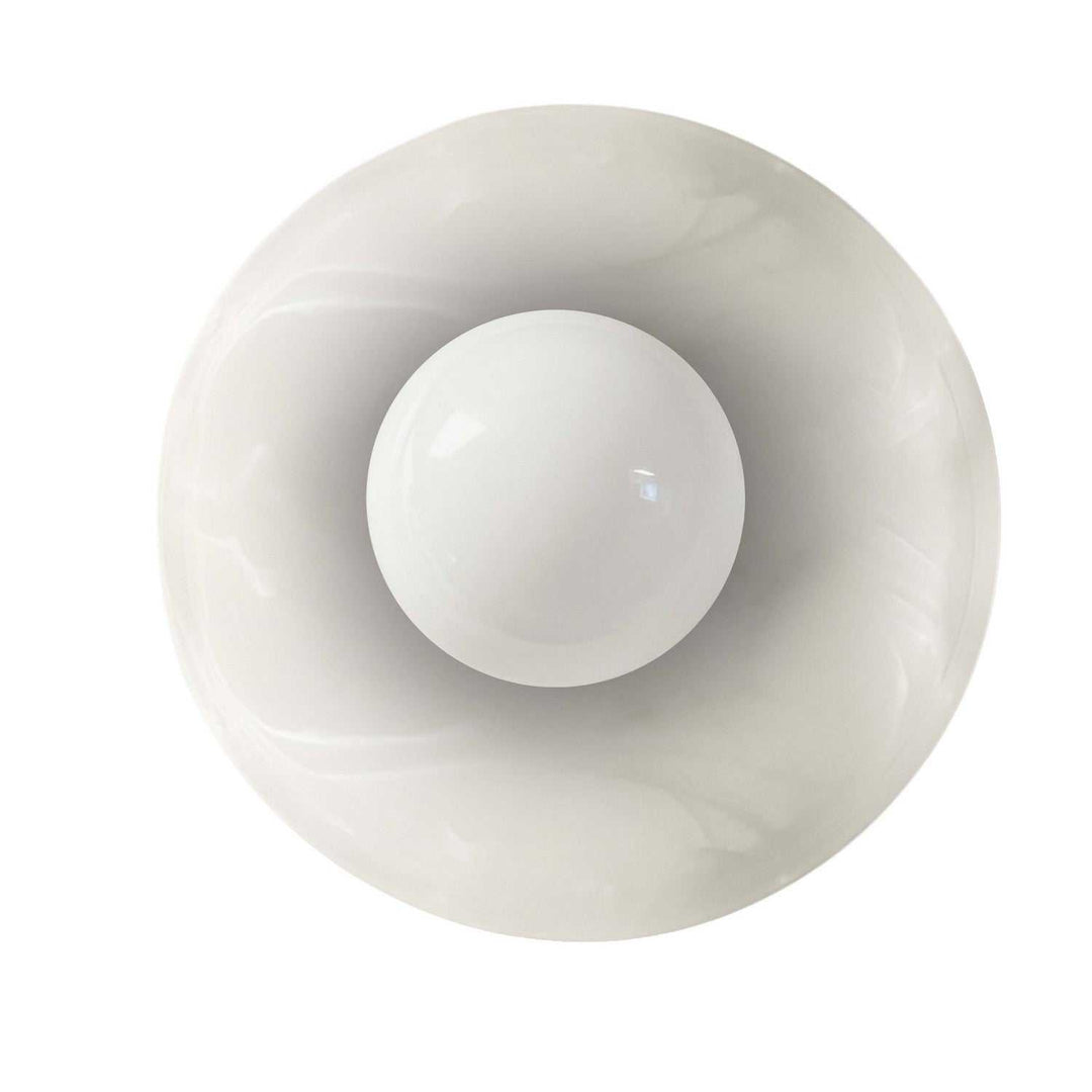 Wilkins One Light Wall Sconce in Faux Alabaster Dainolite Canada