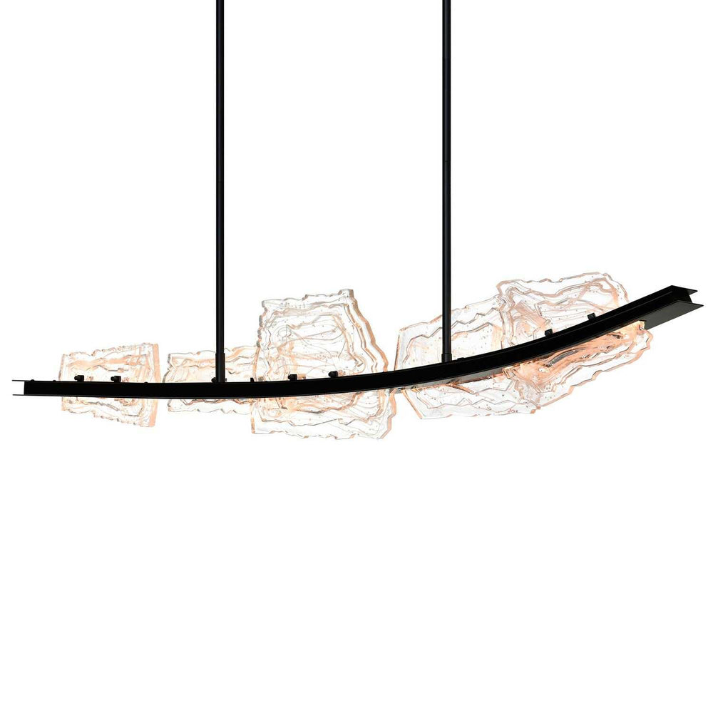 Arcus LED Chandelier in Black CWI Lighting Canada