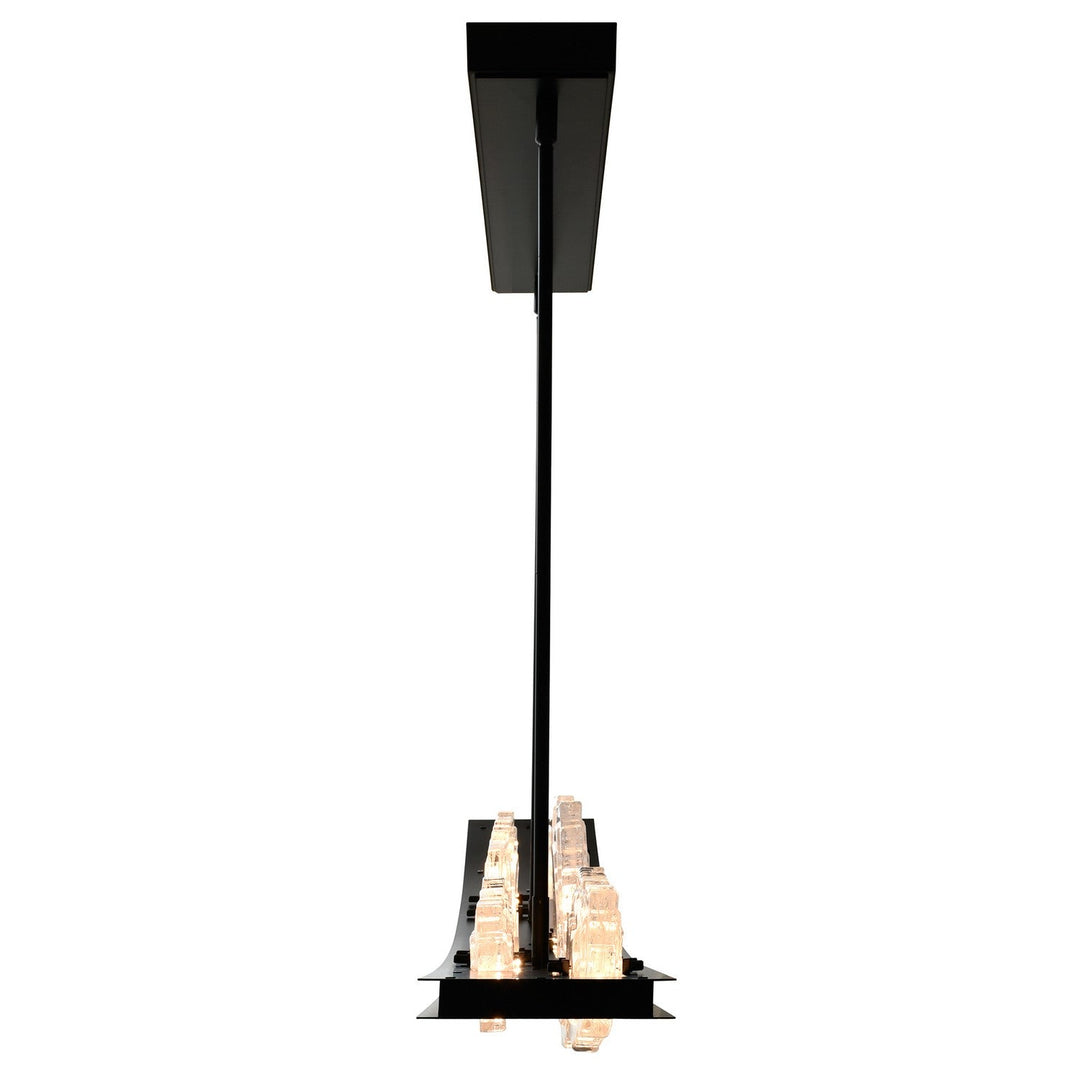 Arcus LED Chandelier in Black CWI Lighting Canada
