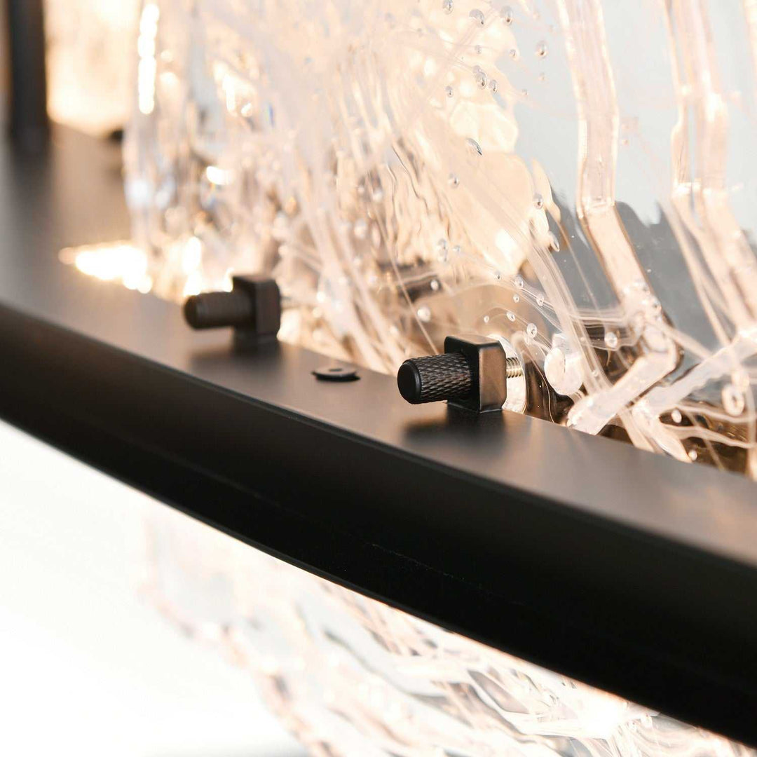 Arcus LED Chandelier in Black CWI Lighting Canada
