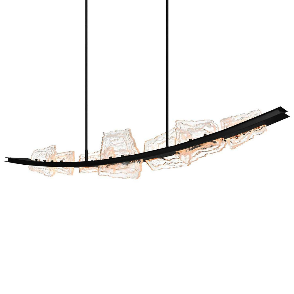 Arcus LED Chandelier in Black CWI Lighting Canada