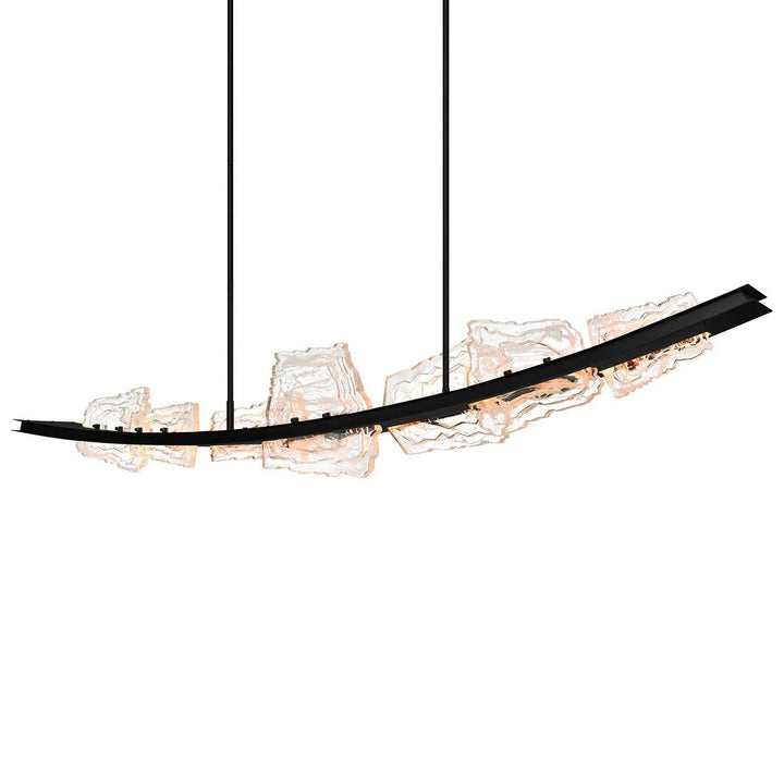 Arcus LED Chandelier in Black CWI Lighting Canada
