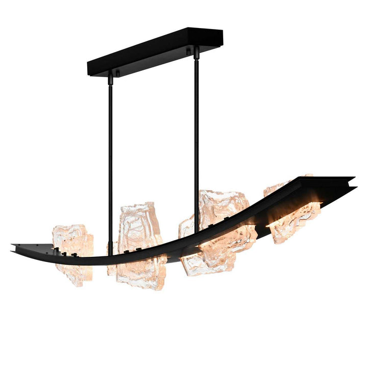 Arcus LED Chandelier in Black CWI Lighting Canada
