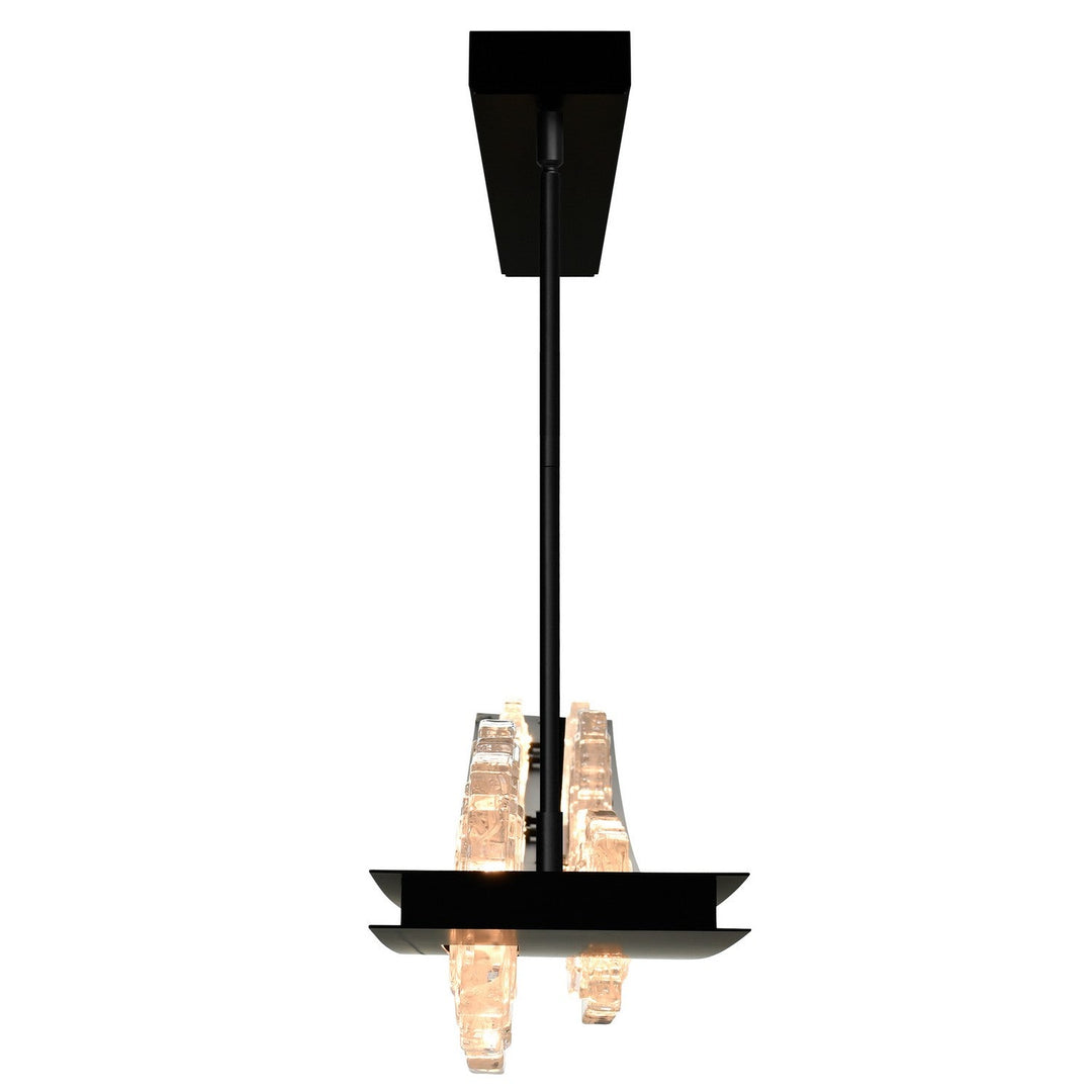 Arcus LED Chandelier in Black CWI Lighting Canada
