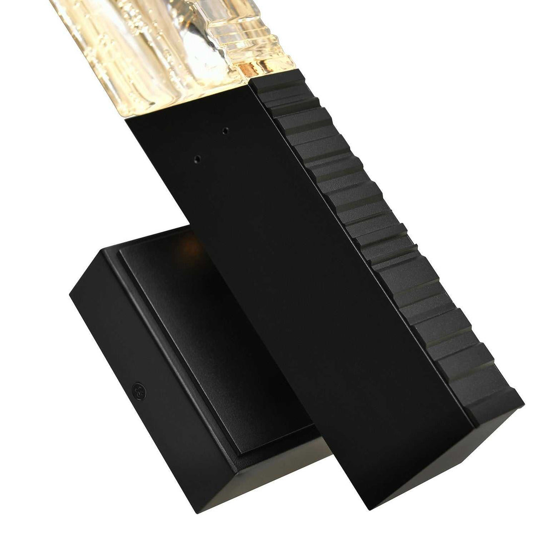 Petra LED Wall Sconce in Sand Black CWI Lighting Canada