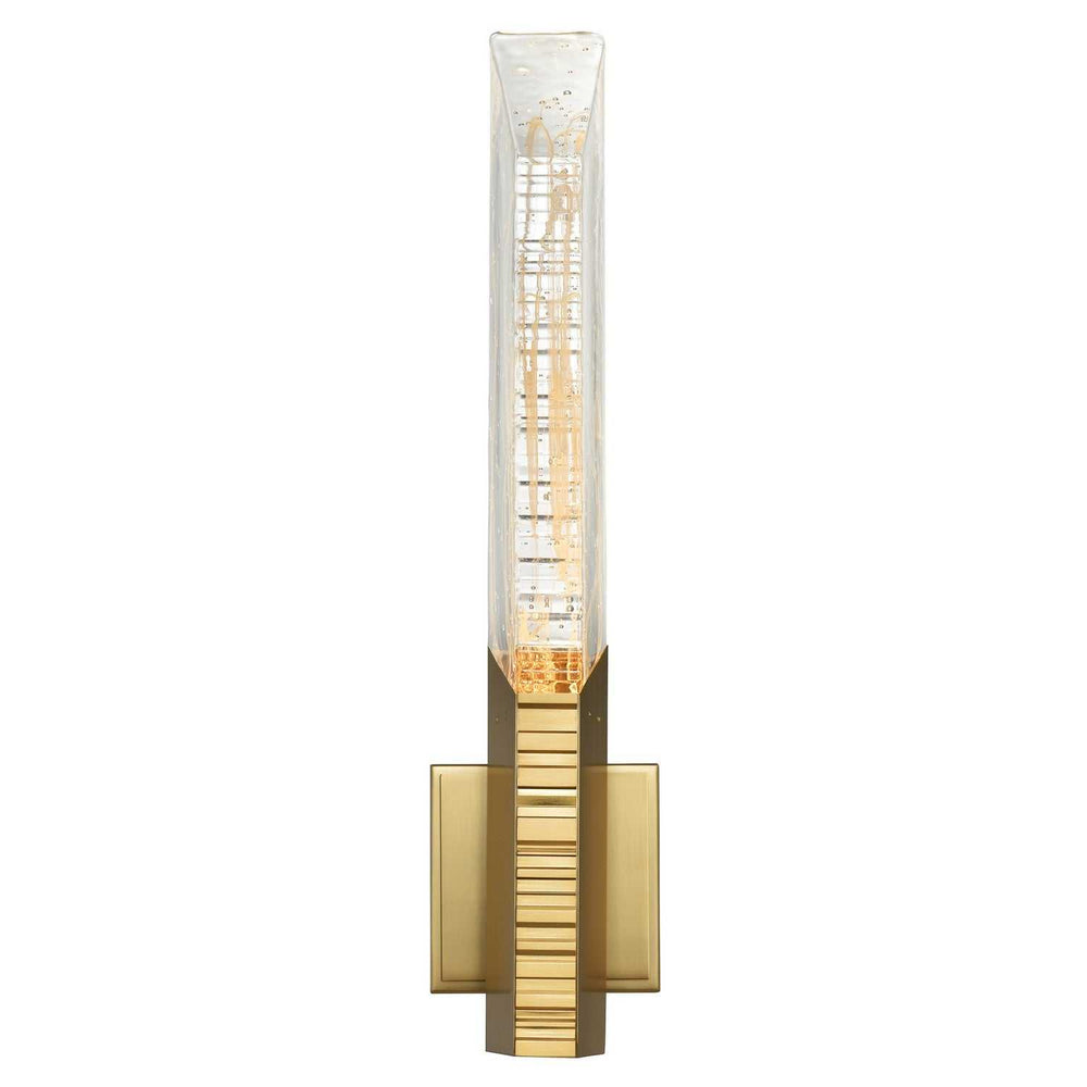 Petra LED Wall Sconce in Brass CWI Lighting Canada