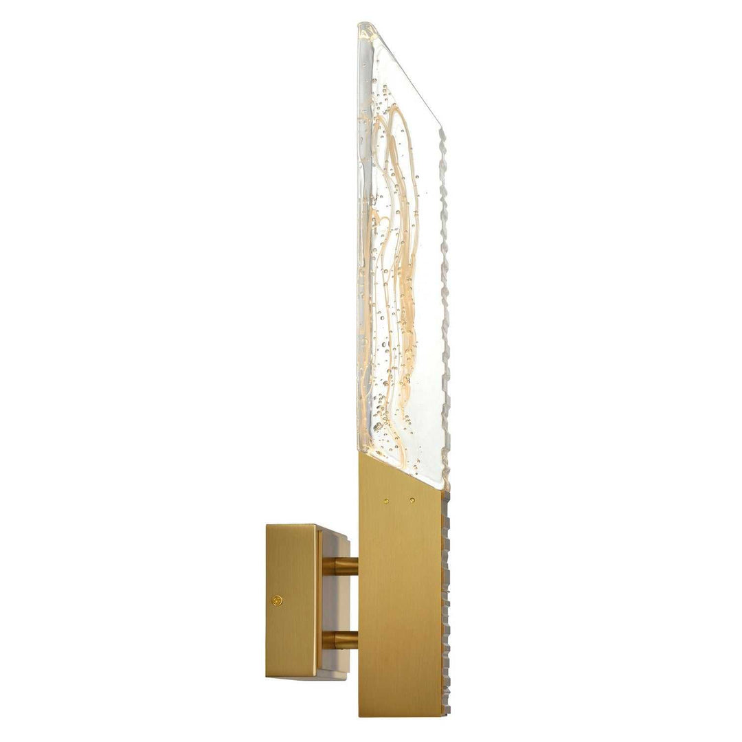 Petra LED Wall Sconce in Brass CWI Lighting Canada