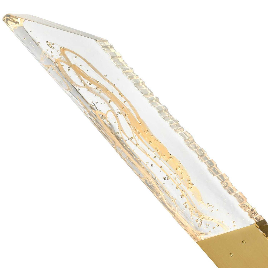 Petra LED Wall Sconce in Brass CWI Lighting Canada