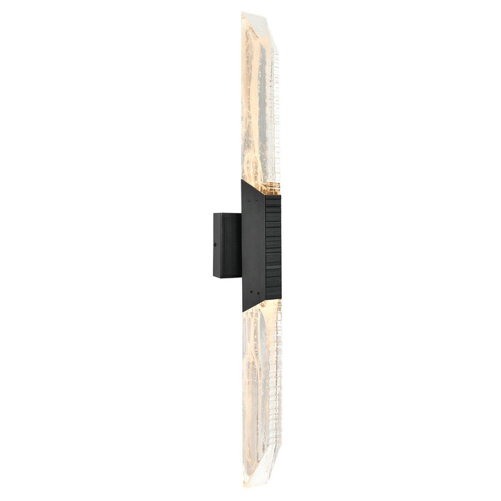 Petra LED Wall Sconce in Sand Black CWI Lighting Canada