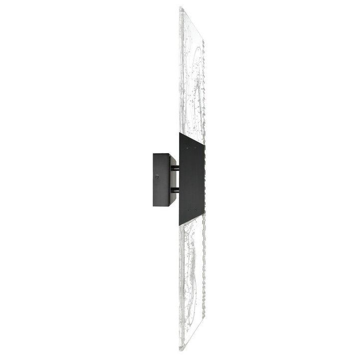 Petra LED Wall Sconce in Sand Black CWI Lighting Canada