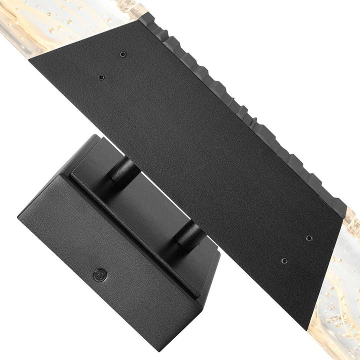 Petra LED Wall Sconce in Sand Black CWI Lighting Canada