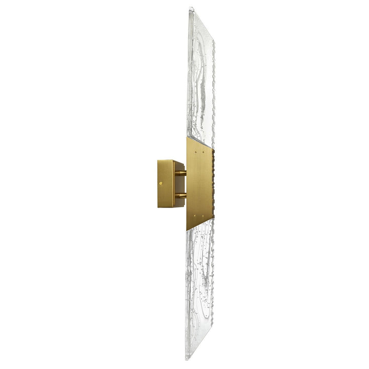 Petra LED Vanity in Brass CWI Lighting Canada