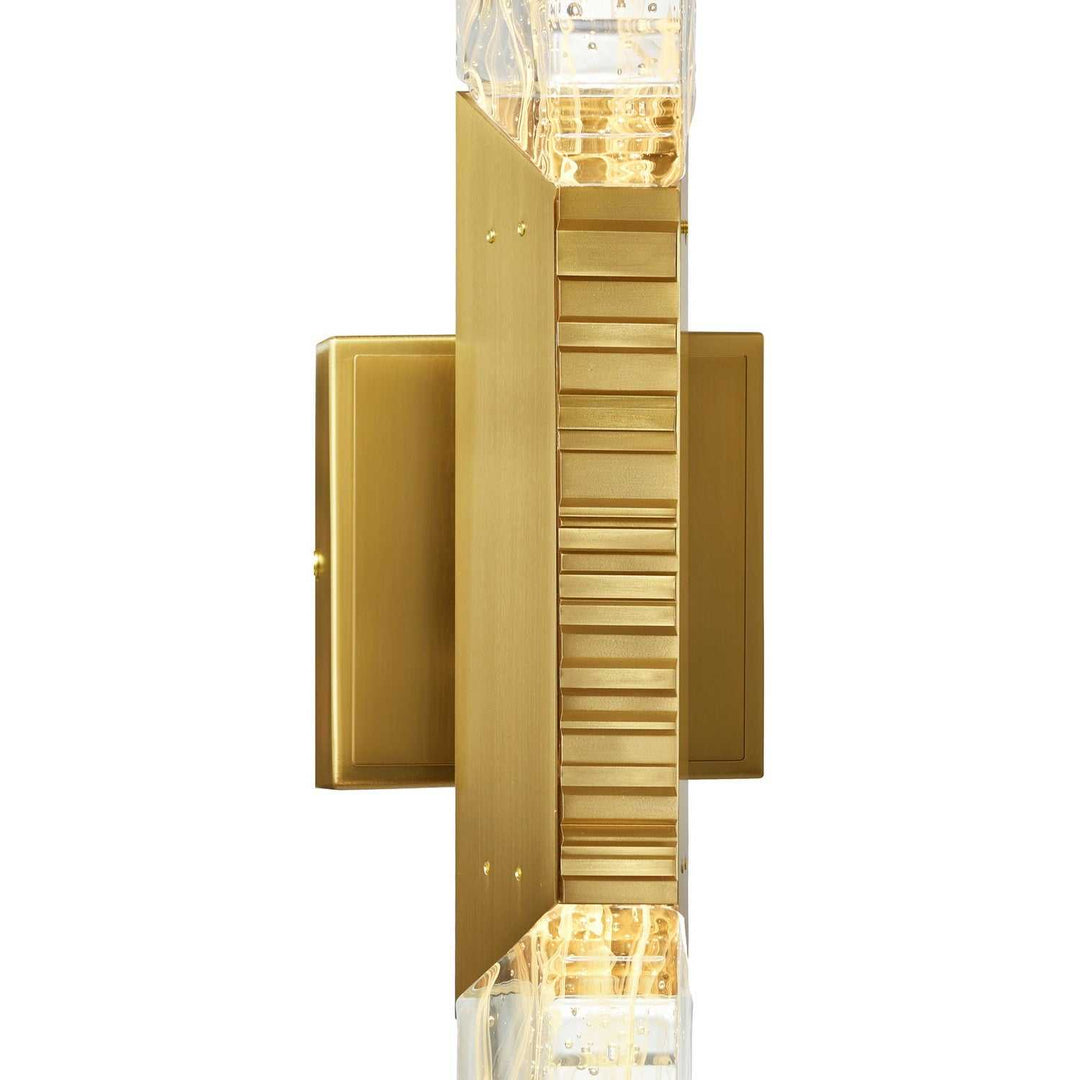 Petra LED Vanity in Brass CWI Lighting Canada