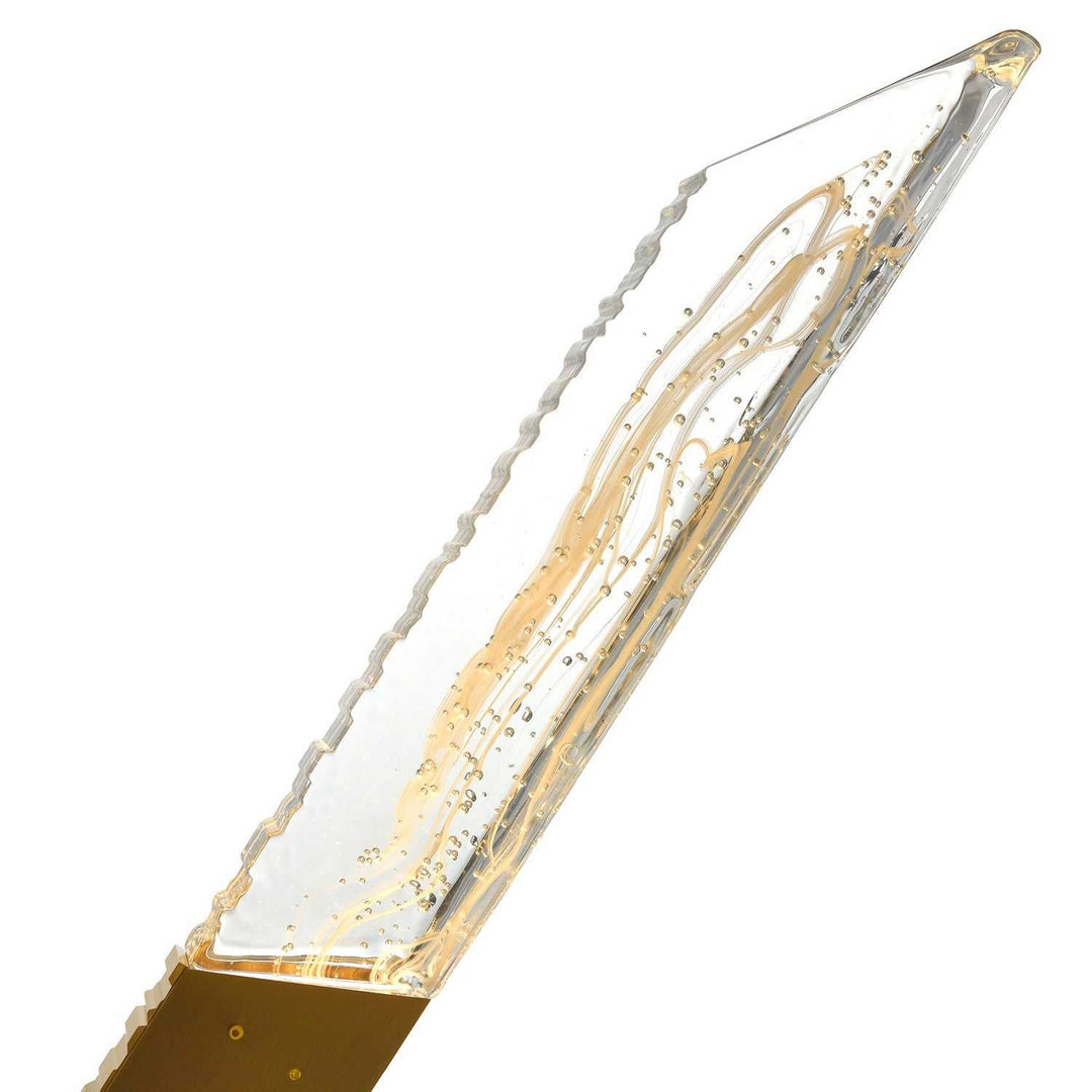 Petra LED Vanity in Brass CWI Lighting Canada