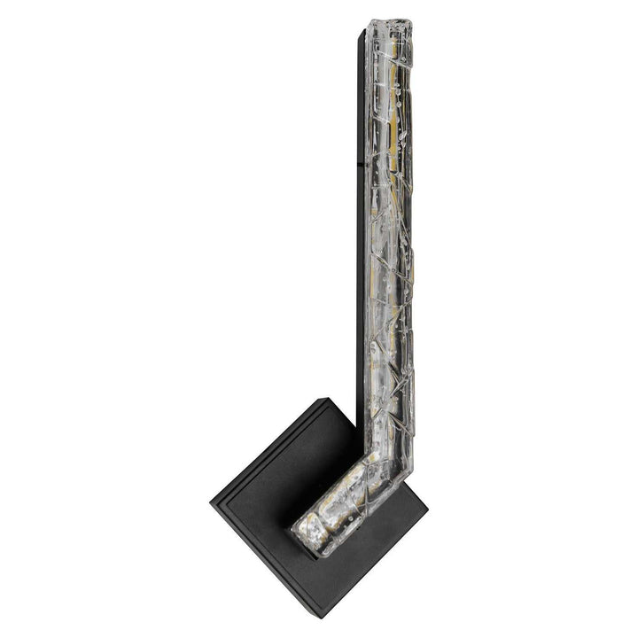 Contour LED Wall Sconce in Sand Black CWI Lighting Canada