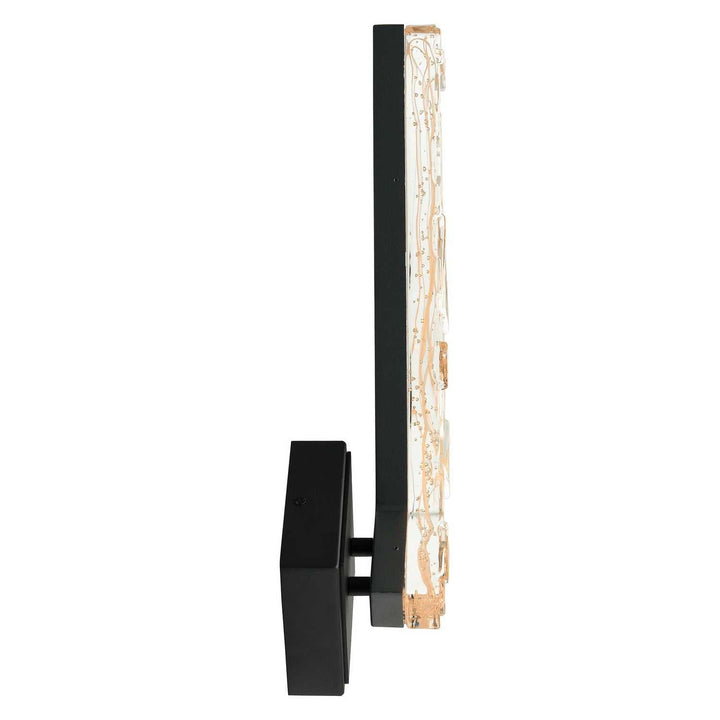Contour LED Wall Sconce in Sand Black CWI Lighting Canada