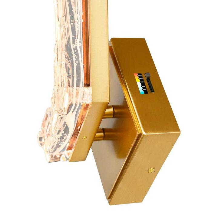 Contour LED Wall Sconce in Brass CWI Lighting Canada