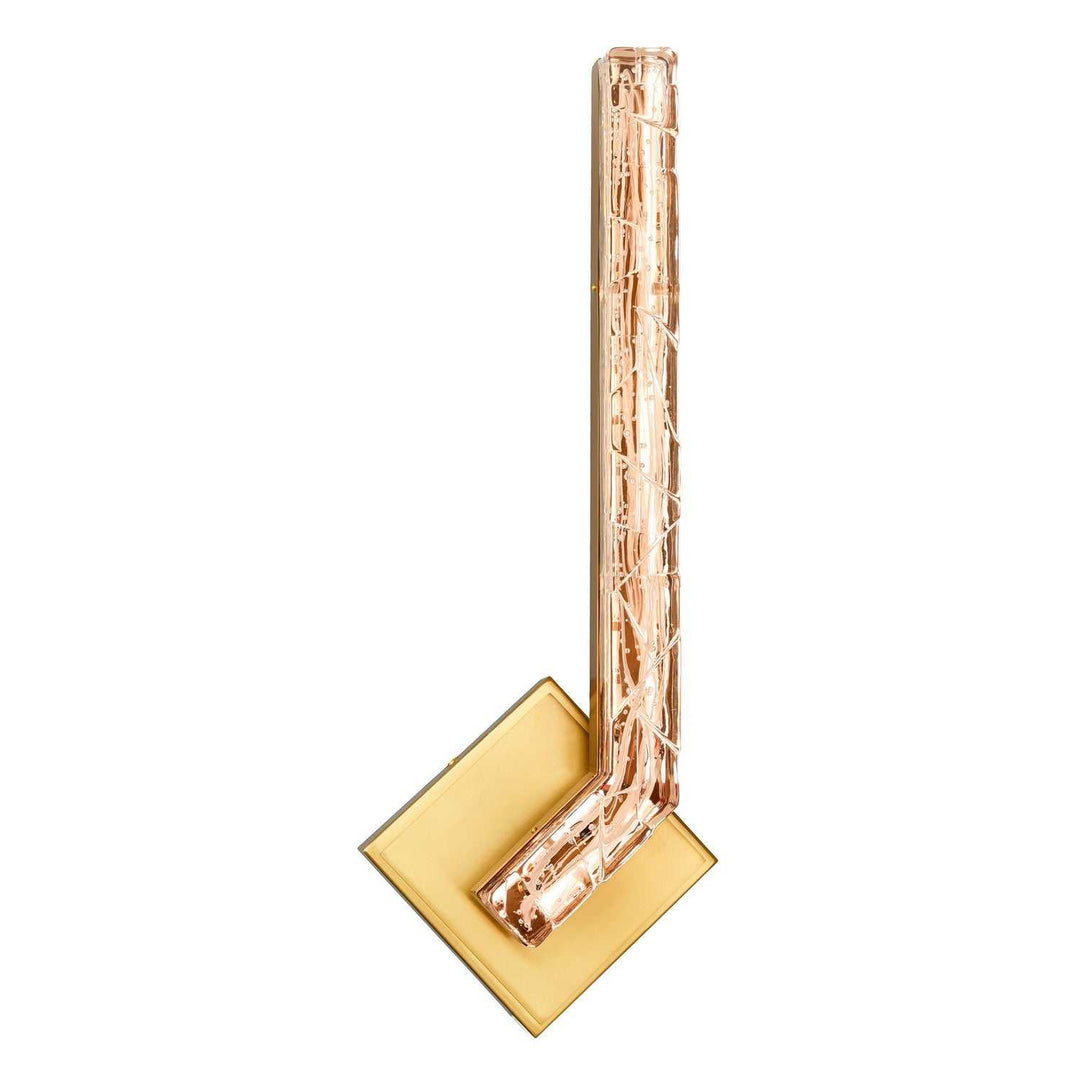 Contour LED Wall Sconce in Brass CWI Lighting Canada