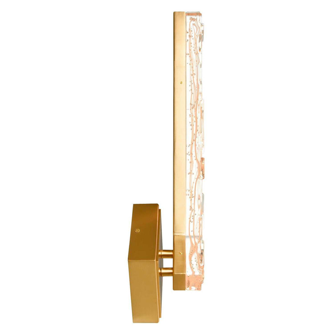 Contour LED Wall Sconce in Brass CWI Lighting Canada