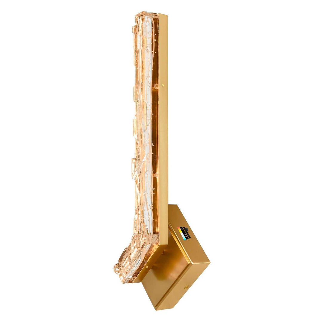 Contour LED Wall Sconce in Brass CWI Lighting Canada