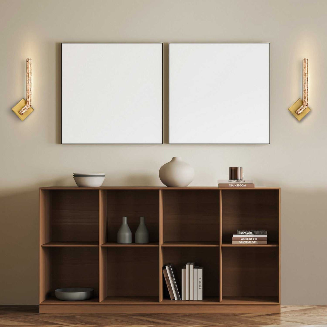 Contour LED Wall Sconce in Brass CWI Lighting Canada